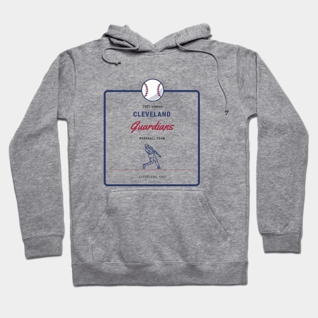 cleveland guardians for baseball lovers Hoodie by ohsheep